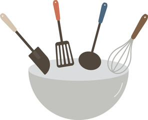 キッチンツールセットイラスト