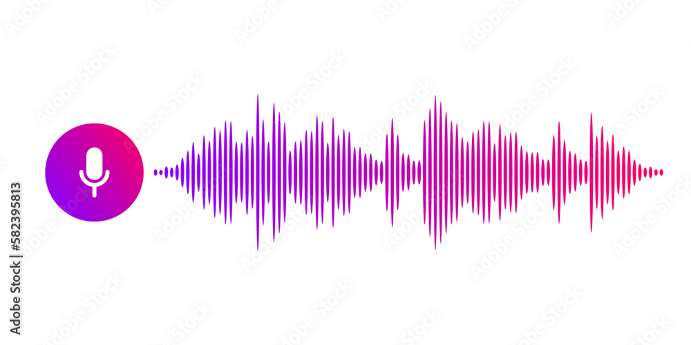 Poster voice message bubble, audio chat or messenger interface, vector ui ux. voice message bubbles, chat a