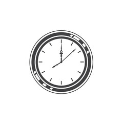 wall clock vector element design template