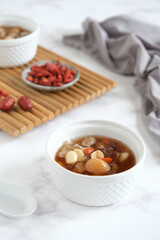 chinese sweet dessert in bowl