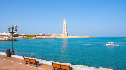 Abu Dhabi, Corniche Street and Beach

