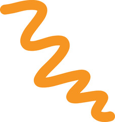 Hand Drawn Doodle Lines and Shapes isolated on white background. Hand drawn curved brush strokes and dots collection. Creative abstract elements