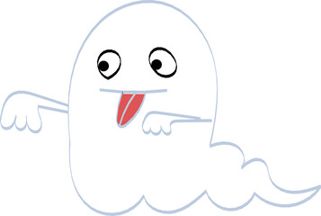 Obraz premium ghosts that appear on halloween or haunted houses