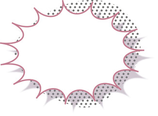 Comic surprise explosion shape, can be used for titles, highlights or step markers