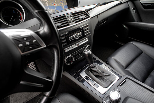 interior of car Mercedes W204 C-Class
