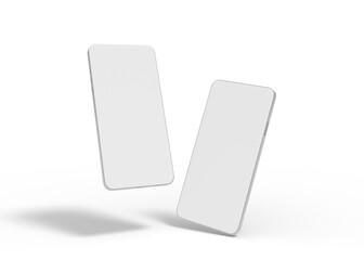 Mobile phone screen mockup 