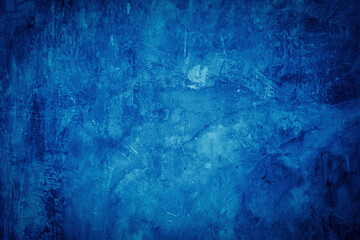 Blue designed grunge texture background with space for text or image