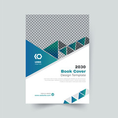 Brochure template flyer design vector background