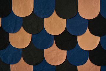  Navy Brown and blackfish scale Paper background   © aaron