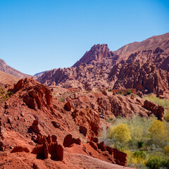 Fototapeta premium Mountain Atlas in Morocco- Dades