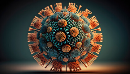 Corona virus concept, visualizing the worldwide covid-19 pandemic outbreak