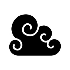 Curl cloud icon