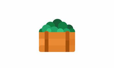 compost heap vector illustration colorful flat design eps8