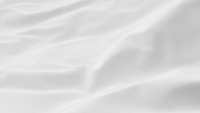 3d render abstract waving white textile background milk creamy oil wavy texture surface liquid pattern wave silk satin fabric cloth fluttering material animation motion design business ads wallpaper