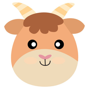 goat cartoon cute  for kid png image