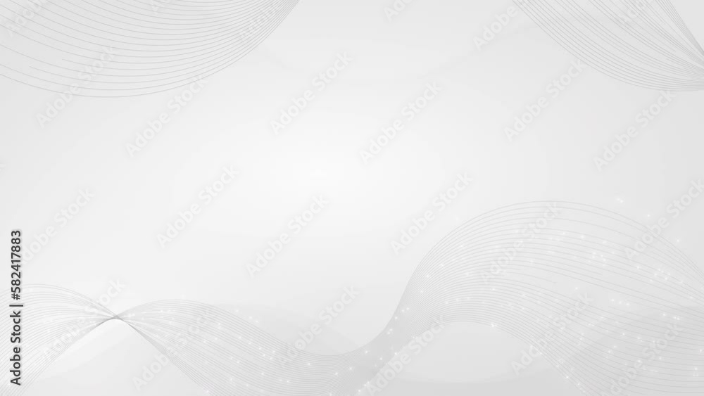 Poster white smooth flawless abstract background, clean simple and elegant motion graphic