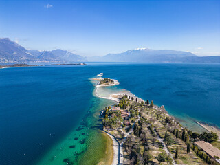 Isola dei Conigli, isola di san Biagio, Lago di Garda, Manerba del Garda