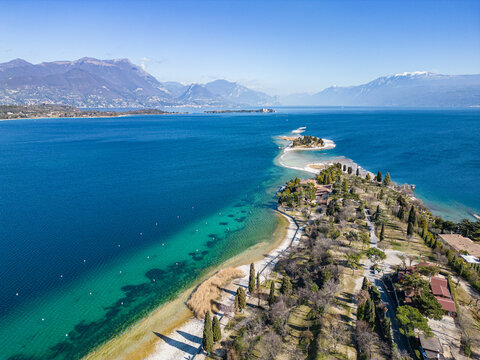 Isola dei Conigli, isola di san Biagio, Lago di Garda, Manerba del Garda
