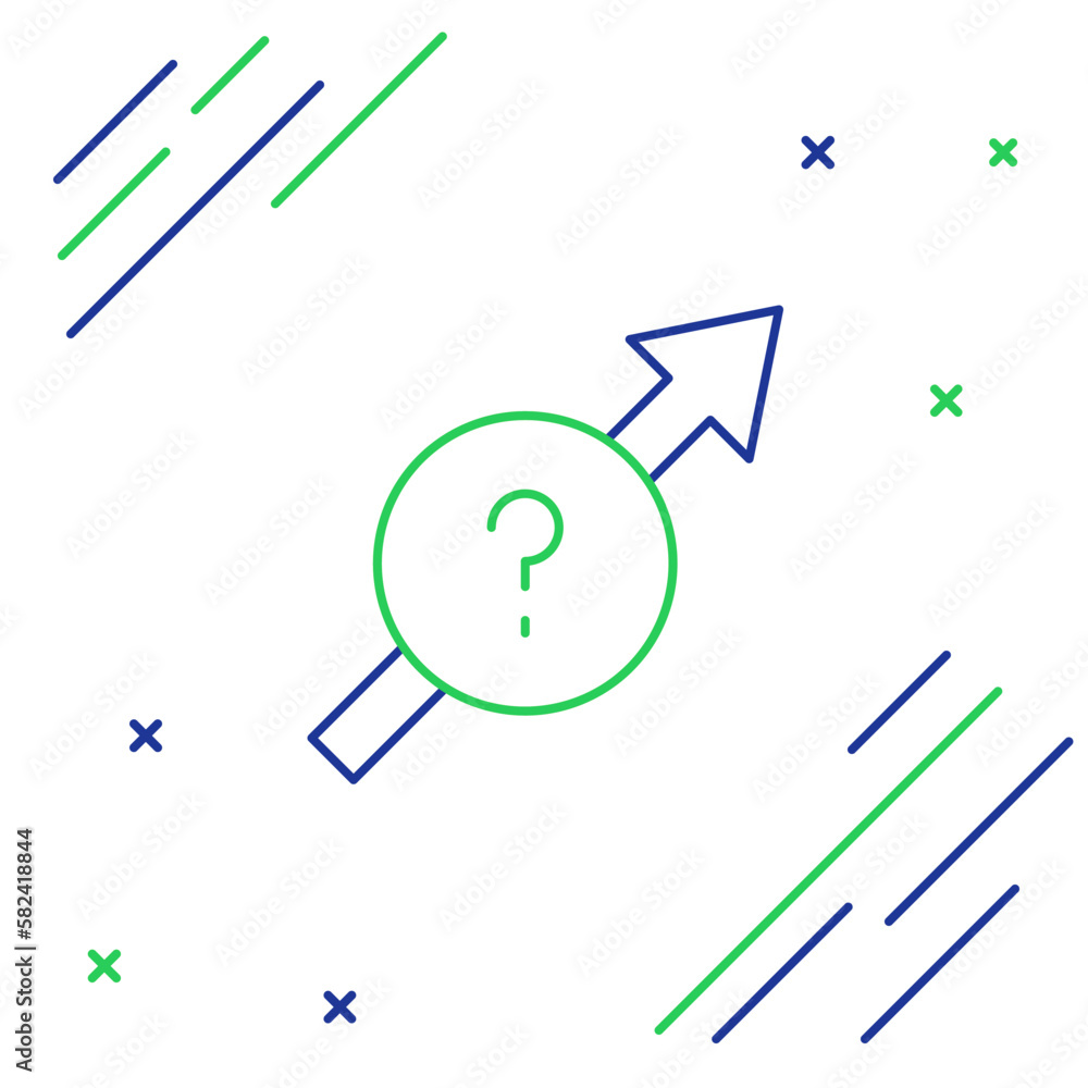 Poster line arrow icon isolated on white background. direction arrowhead symbol. navigation pointer sign. c