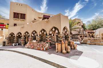 Pottery shop at the Nizwa Souq in Nizwa, Nizwa, Oman