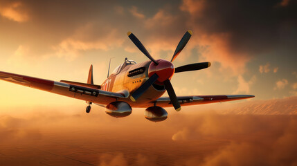 Supermarine Spitfire - obrazy, fototapety, plakaty