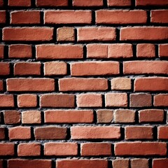 Obraz premium Rustic Brick Wall Texture, Aged Brickwork, Generative AI