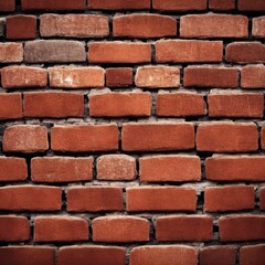 Obraz premium Rustic Brick Wall Texture, Aged Brickwork, Generative AI