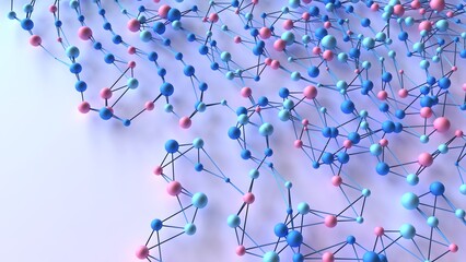 デジタルネットワークの背景素材