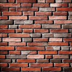Obraz premium Rustic Brick Wall Texture, Aged Brickwork, Generative AI