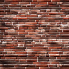 Rustic Brick Wall Texture, Aged Brickwork, Generative AI
