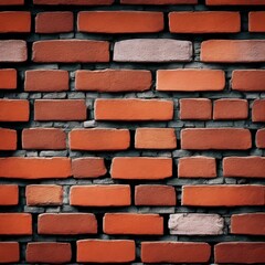 Rustic Brick Wall Texture, Aged Brickwork, Generative AI