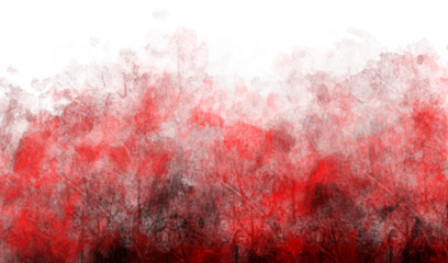 border effect with shades of red and black industrial wall