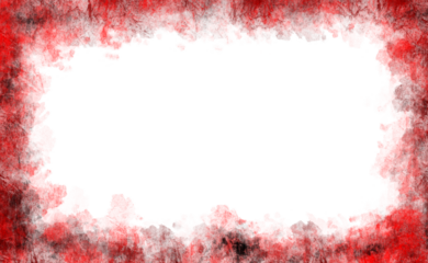 industrial vintage frame in red and black