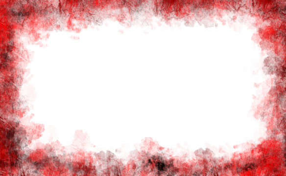 industrial vintage frame in red and black