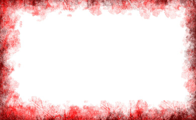 industrial frame in red and black
