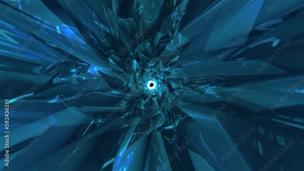 Poster colorful tunnel background. abstract circular tunnel. vortex tunnel. wormhole. abstract background w
