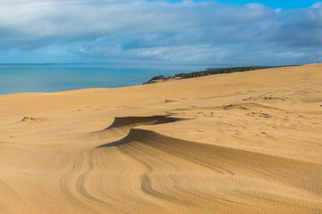 Dune du Pilat sculptée par le vent