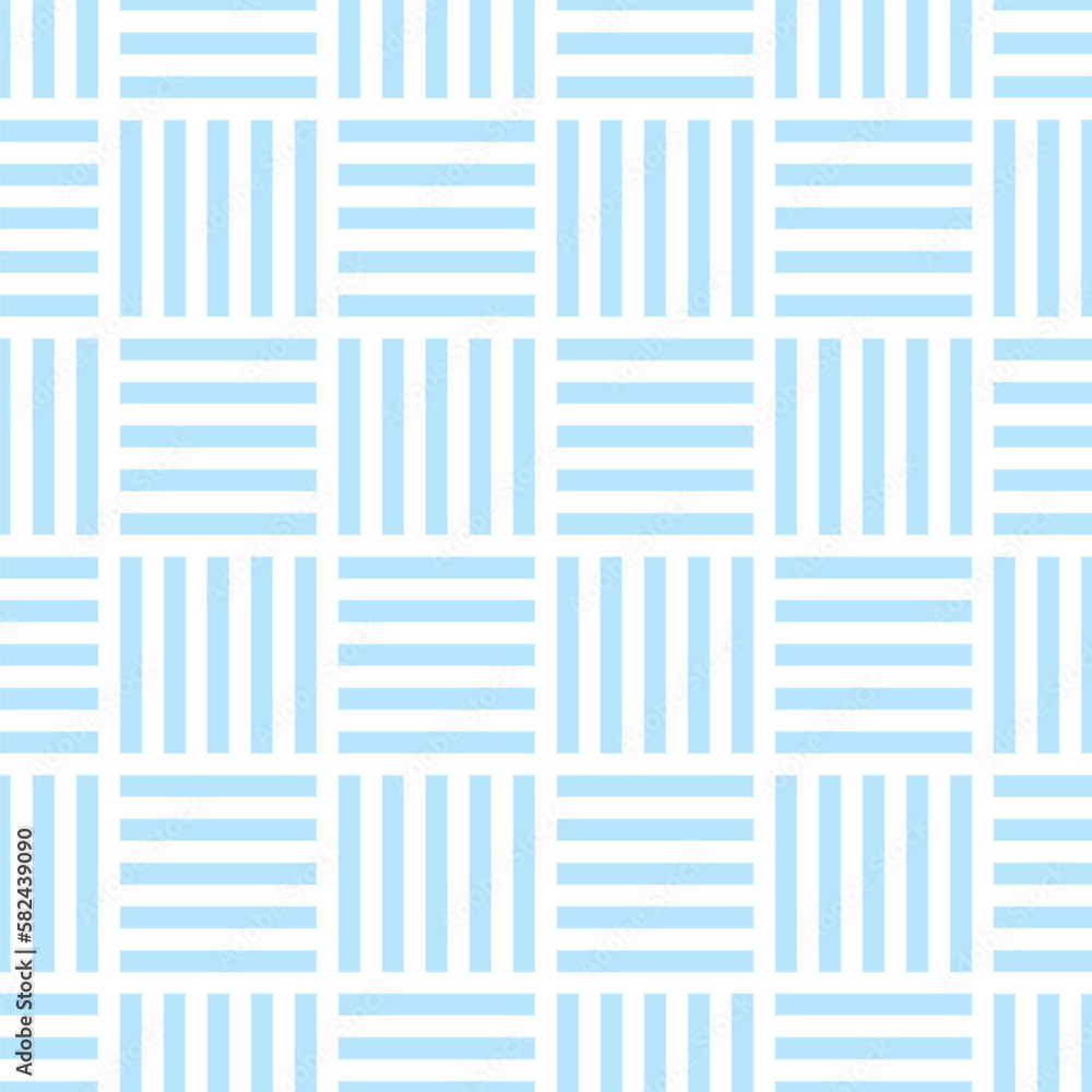 Aufkleber simple clear geometric seamless pattern vector white blue abstract background. retro style graphic d