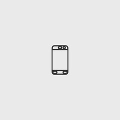 Mobile vector icon illustrator sign