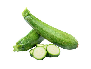 fresh vegetable zucchini isolated on transparent png