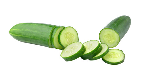Cucumber isolated on transparent png