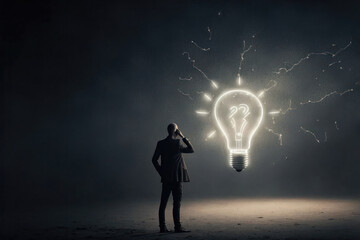 Obraz premium Problem-Solving Concept in Business. Generative Ai