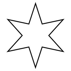 Obraz premium Star icon vector. Sparkles star illustration sign. Star symbol or logo.