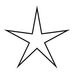 Star icon vector. Sparkles star illustration sign. Star symbol or logo.
