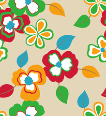Textile and digital seamless pattern design 