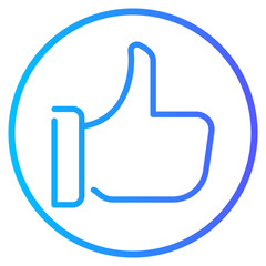 best choice gradient icon