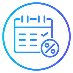 events gradient icon