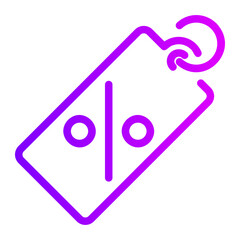 discount gradient icon