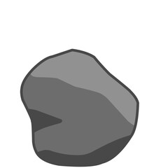 Stone illustration with outline, Stone vector element, Stone Vector