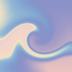 Abstract background combind with gradiant pastle color yellow, pink, cyan and violet in wave shape